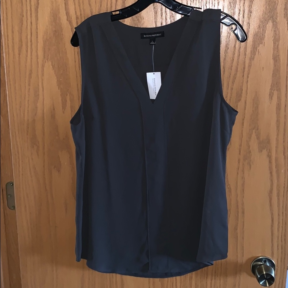 Banana Republic Grey Blouse